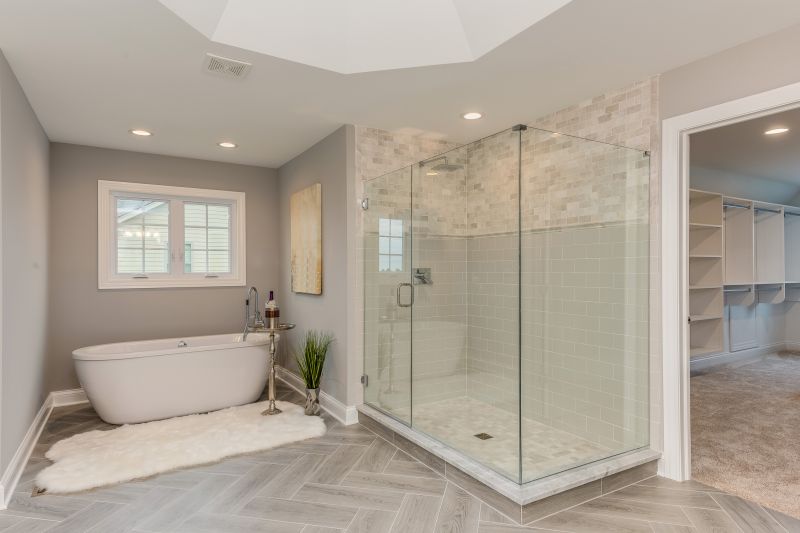 Bathroom with Glass Shower