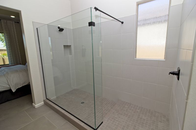 Walk-in Shower with Niche Shelves